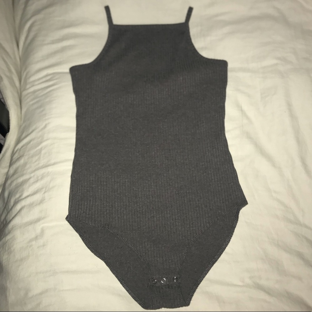 Cute grey unitard